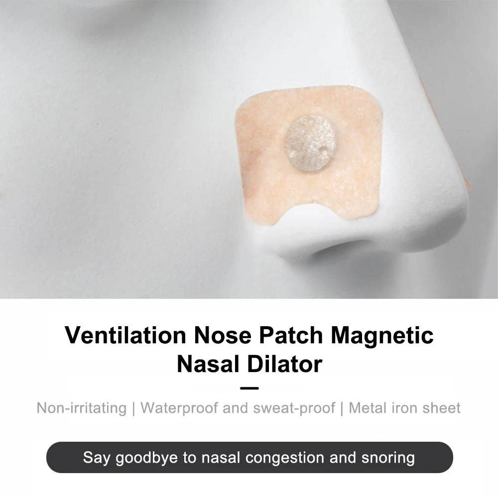 Sport & Sleep Nasal Dilator – Magnetic Breath Enhancer & Snoring Relief Strips